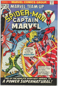 Marvel Team Up #16 (1972) - 8.0 VF *Captain Marvel/1st Appearance Basilisk*