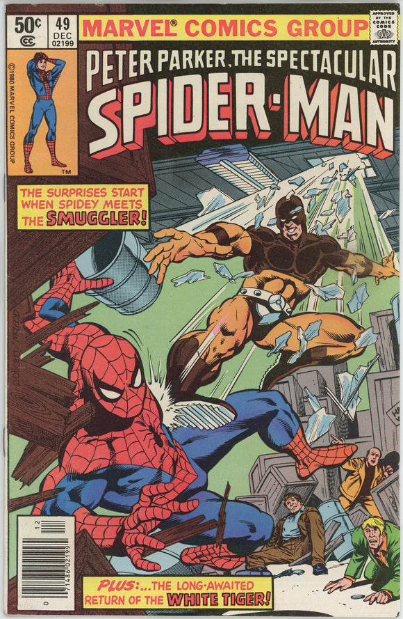 Spectacular Spider-Man #49 (1976) - 7.0 FN/VF *1st Appearance Smuggler*