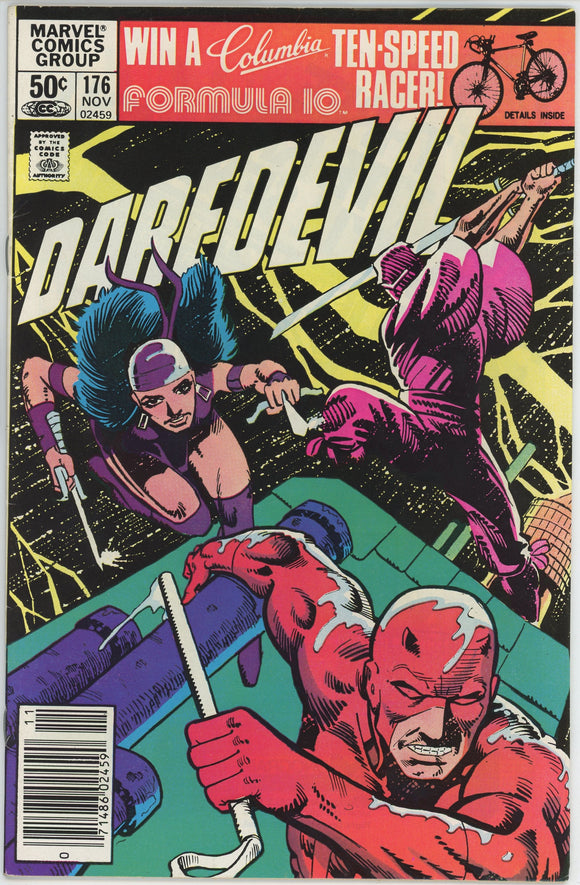 Daredevil #176 (1964) - 7.p0 FN/VF *1st Appearance Stick* Newsstand