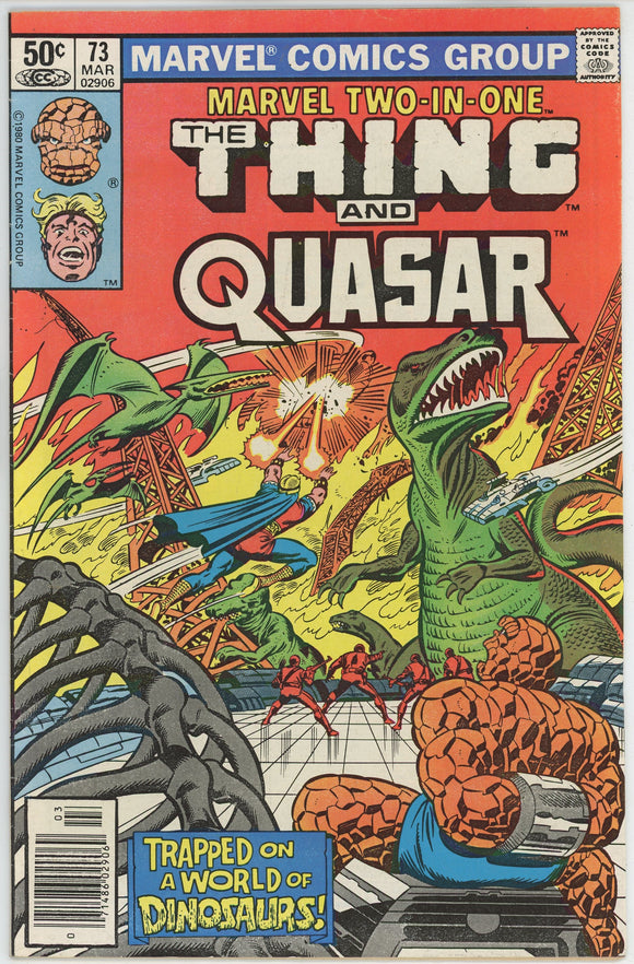 Marvel Two In One #73 (1972) - 6.0 FN *Thing/Quasar*