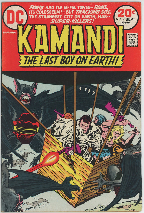 Kamandi #9 (1972) - 5.5 FN- *Tracking Site*