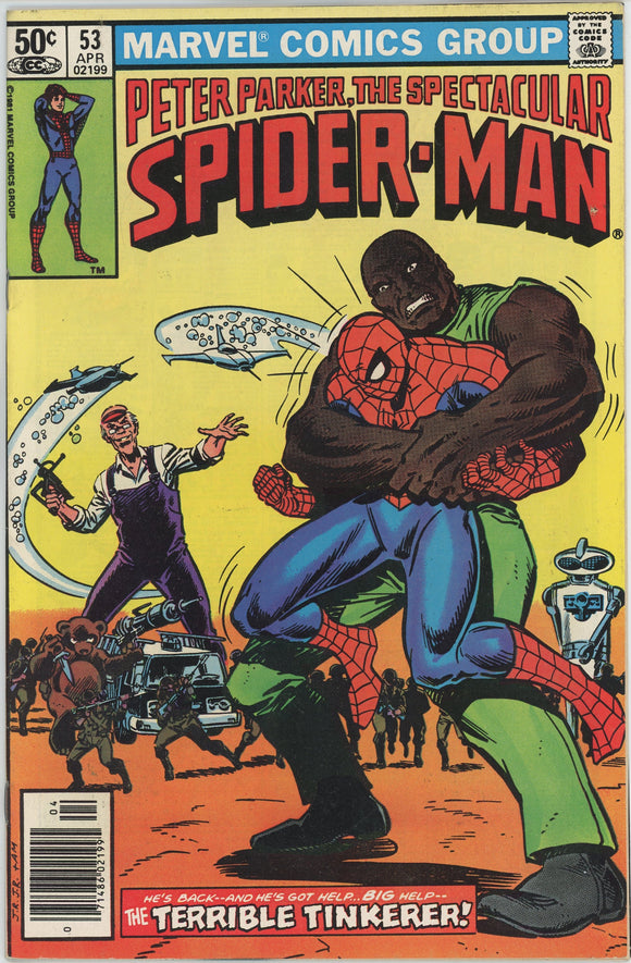 Spectacular Spider-Man #53 (1976) - 7.0 FN/VF *Toys of the Terrible Tinkerer*