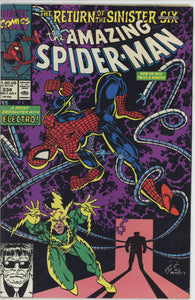 Amazing Spider Man #334 (1963) - 4.5 VG+ *Return of the Sinister Six*