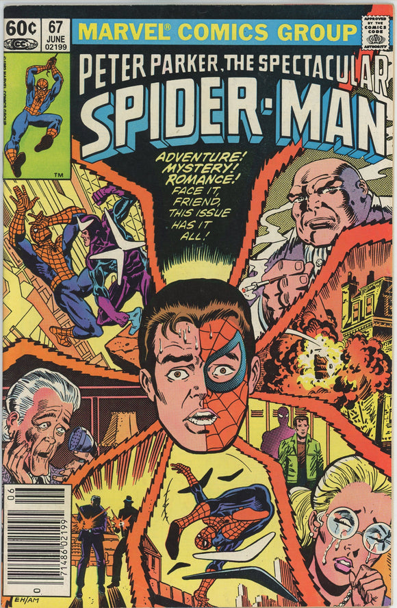 Spectacular Spider-Man #67 (1976) - 8.5 VF+ *Boomerang/Cool Cover*