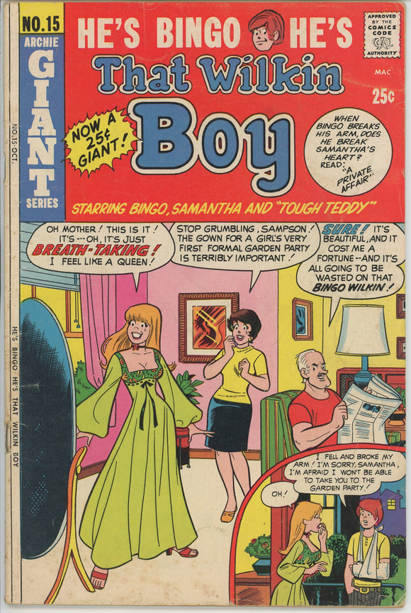 That Wilkin Boy #15 (1969) - 4.5 VG+ *A Private Affair*