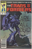 Transformers #5 (1984) - 8.5 VF+ *Classic Shockwave Cover* 1st Print Newsstand