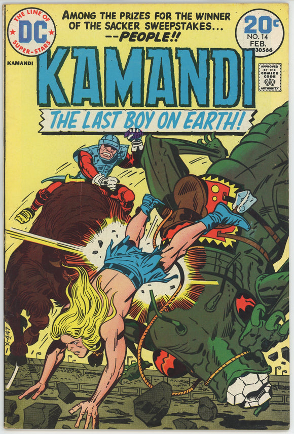 Kamandi #14 (1972) - 7.0 FN/VF *Winner Take All*