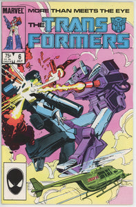 Transformers #6 (1984) - 9.0 VF/NM *The Worse of Two Evils* 1st Print