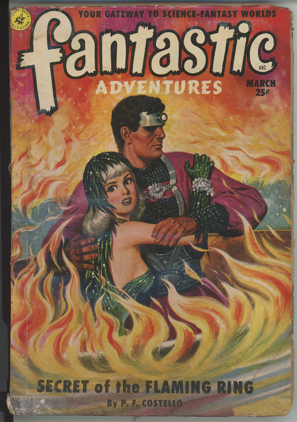 Fantastic Adventures Vol 13 #3 (March 1951) - 1.8 GD- *Pulp Magazine* Ziff Davis