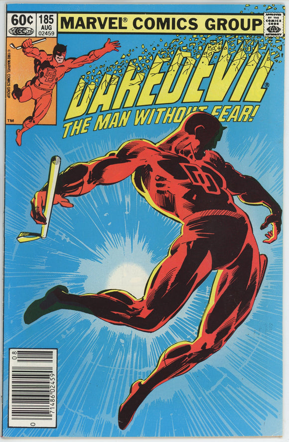 Daredevil #185 (1964) - 6.5 FN+ *Guts/Cool Cover* Newsstand