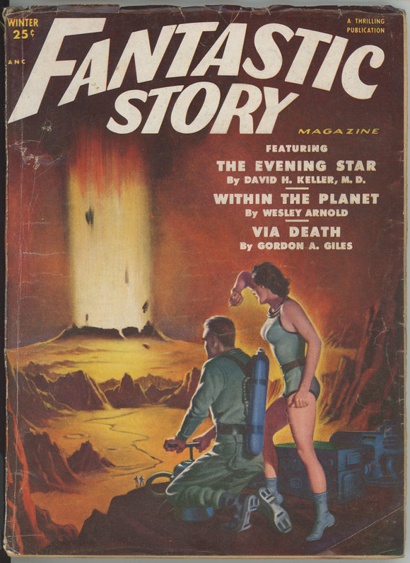 Fantastic Story Magazine Vol 3 #2 (January 1952) - 3.0 GD/VG *Pulp* Best Books