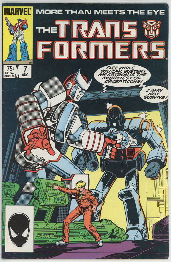 Transformers #7 (1984) - 8.0 VF *Warrior School* 1st Print