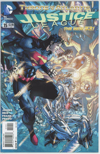 Justice League #15 (2011) - 8.5 VF+ *Jim Lee Incentive Variant*