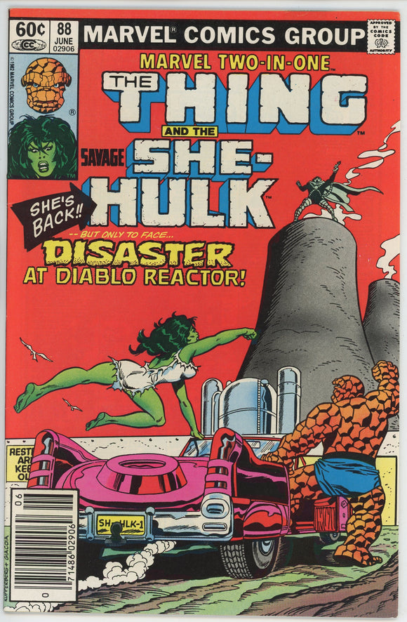 Marvel Two In One #88 (1972) - 7.5 VF- *Thing/She Hulk* Newsstand