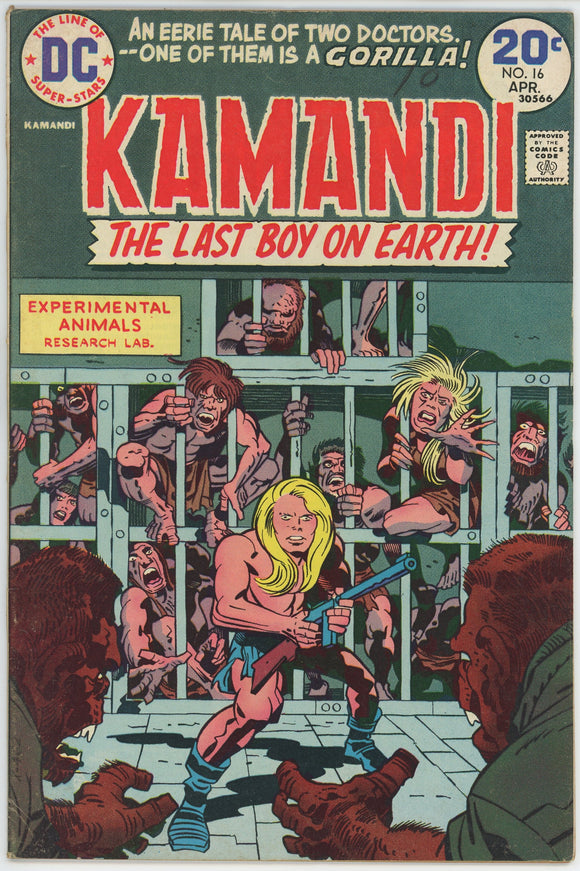 Kamandi #16 (1972) - 6.0 FN *The Hospital*