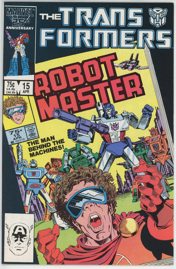 Transformers #15 (1984) - 9.4 NM *I, Robot Master* 1st Print