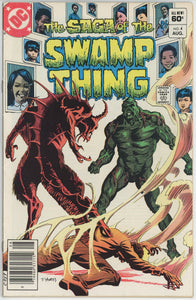 Swamp Thing #4 (1982) - 7.0 FN/VF *In The White Room* Newsstand