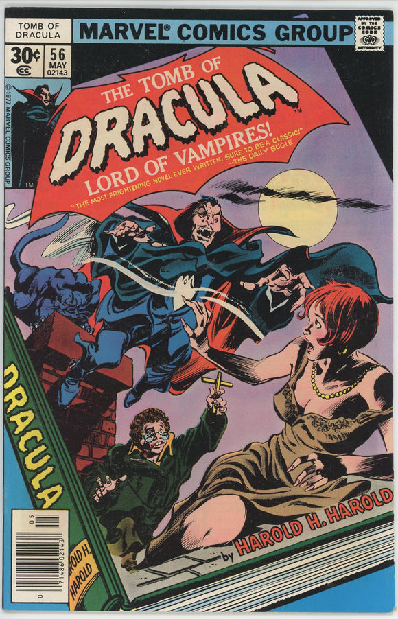 Tomb of Dracula #56 (1972) - 7.0 FN/VF *The Vampire Conspiracy*