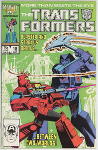 Transformers #18 (1984) - 9.4 NM *Bridge to Nowhere* 1st Print