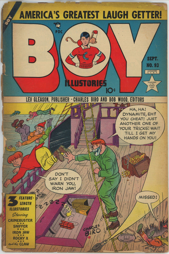 Boy Comics #93 (1942) - 1.0 FR *The Treasure Ship*