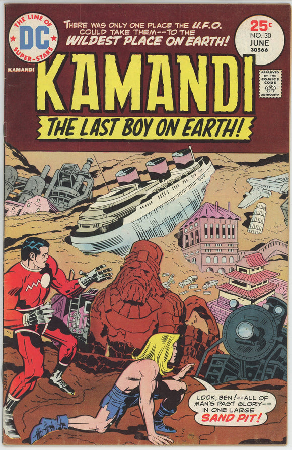 Kamandi #30 (1972) - 7.0 FN/VF *U.F.O. The Wildest Trip Ever*