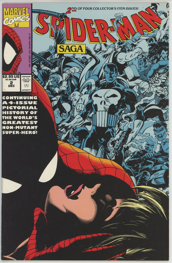 Spider-Man Saga #2 (1991) - 9.2 NM- *Wraparound Cover*