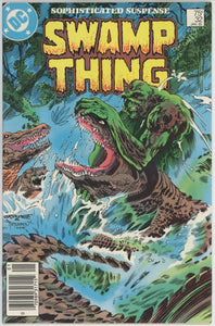 Swamp Thing #32 (1982) - 7.5 VF- *Pog/Aliens Issue* Newsstand