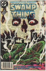 Swamp Thing #35 (1982) - 7.5 VF- *The Nuke-Face Papers* Newsstand