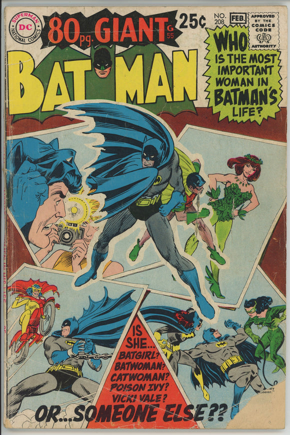 Batman #208 (1940) - 2.0 GD *Secret Life of the Catwoman*