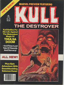 Marvel Preview #19 (1975 Magazine) - 8.0 VF *Kull the Destroyer*