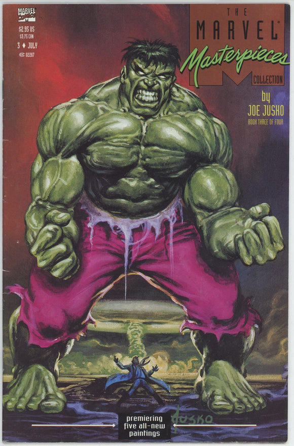 Marvel Masterpieces #3 (1993) - 6.5 FN+ *Joe Jusko Hulk Cover* Newsstand