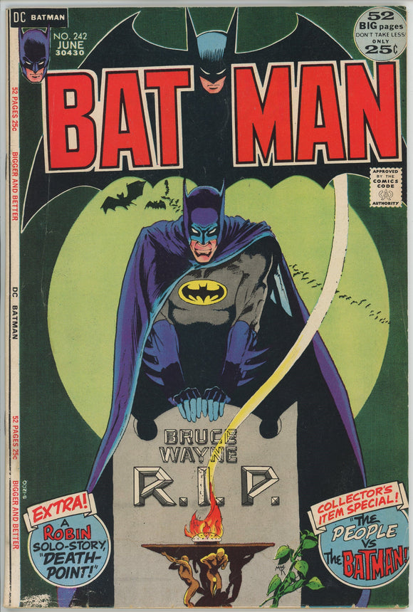 Batman #242 (1940) - 4.0 VG *1st Appearance Matches Malone*