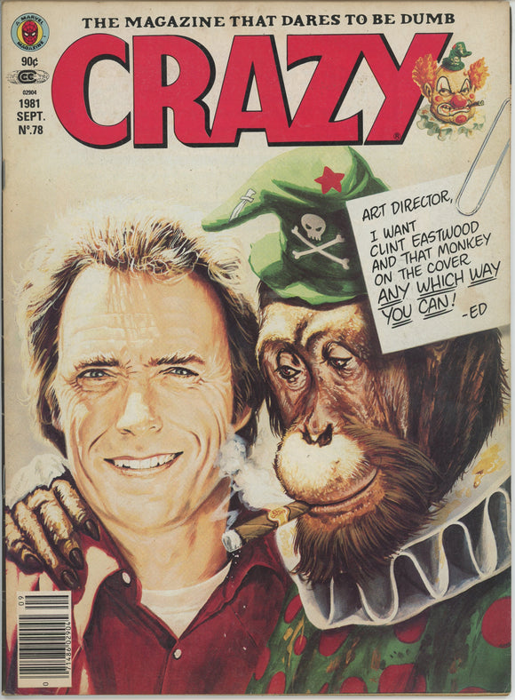 Crazy Magazine #78 (1973) - 6.5 FN+ *Clint Eastwood Cover*