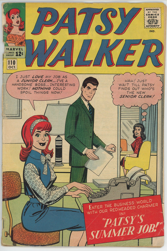 Patsy Walker #110 (1945) - 2.0 GD *Patsy's Summer Job/Al Hartley Cover*