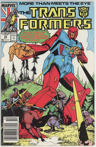 Transformers #33 (1984) - 8.0 VF *Man of Iron* Newsstand