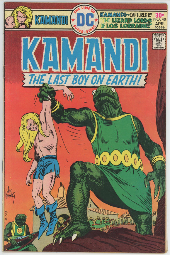 Kamandi #40 (1972) - 6.0 FN *The Lizard Lords of Los Lorraine*