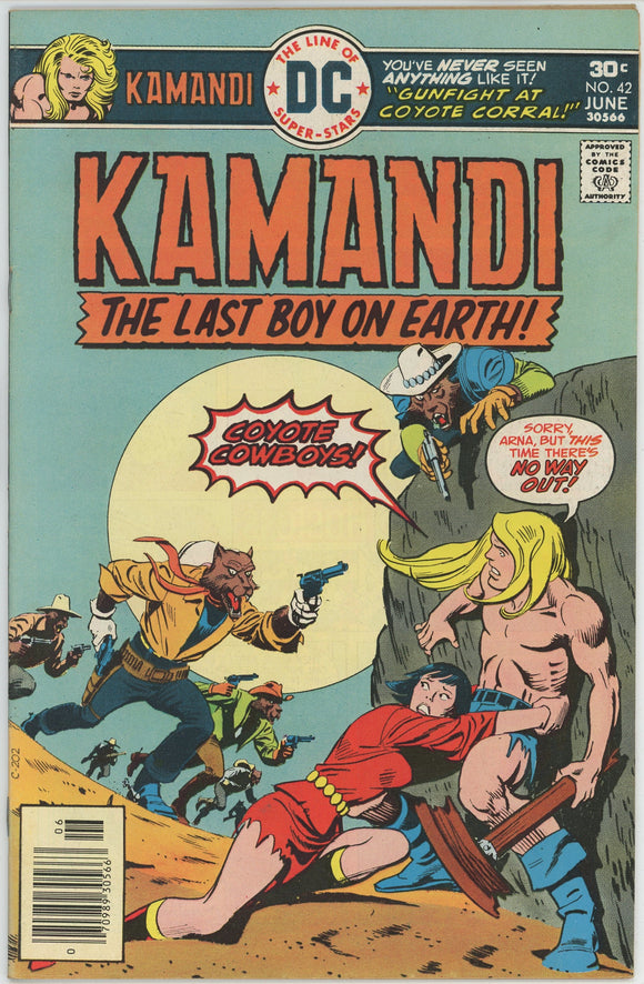 Kamandi #42 (1972) - 8.0 VF *Gunfight at Coyote Corral*