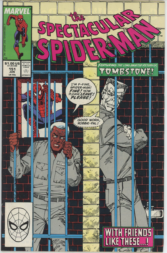 Spectacular Spider-Man #151 (1976) - 9.2 NM- *Tombstone*