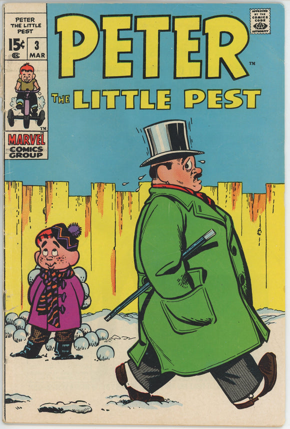 Peter the Little Pest #3 (1940) - 3.5 VG- *Marvel Dennis the Menace Lift*