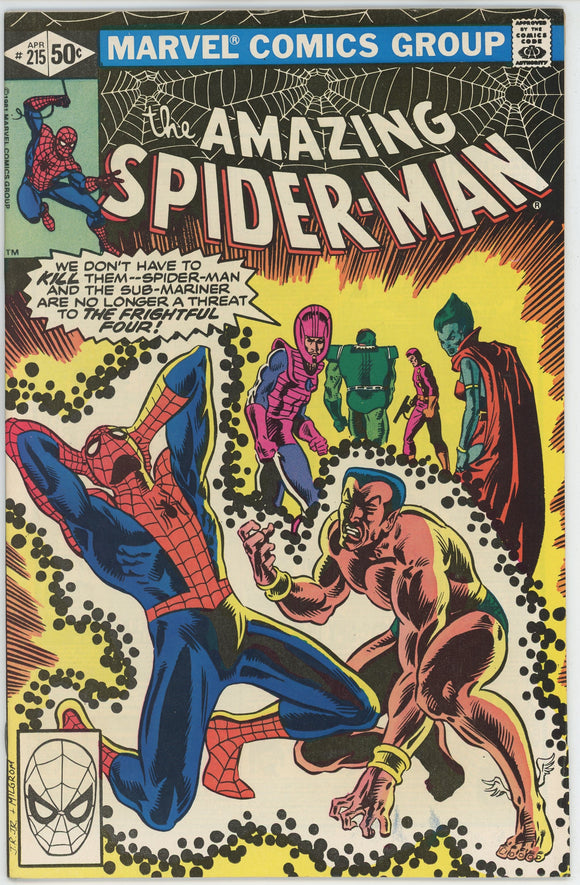 Amazing Spider Man #215 (1963) - 9.2 NM- *Sub Mariner/Wizard*