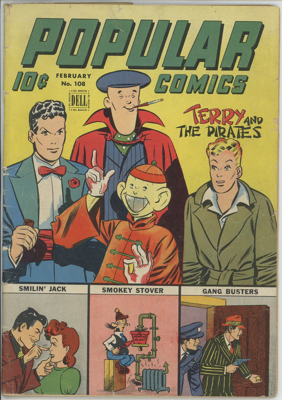 Popular Comics #108 (1945) - 1.5 FR/GD *Felix the Cat/Terry and the Pirates*