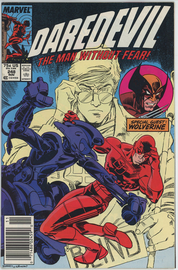 Daredevil #248 (1964) - 8.0 VF *A Cage In Search of a Bird* Newsstand