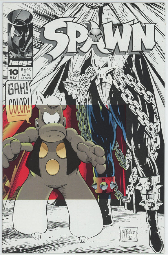 Spawn #10 (1992) - 9.2 NM- *Crossing Over/Cerebus*