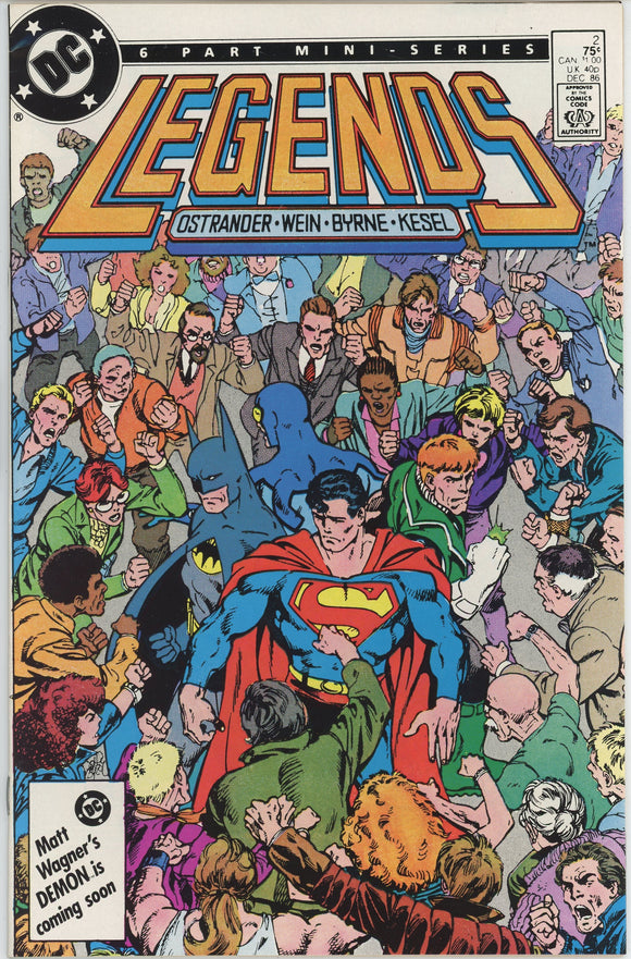 Legends #2 (1986) - 8.0 VF *Operation Humiliation*