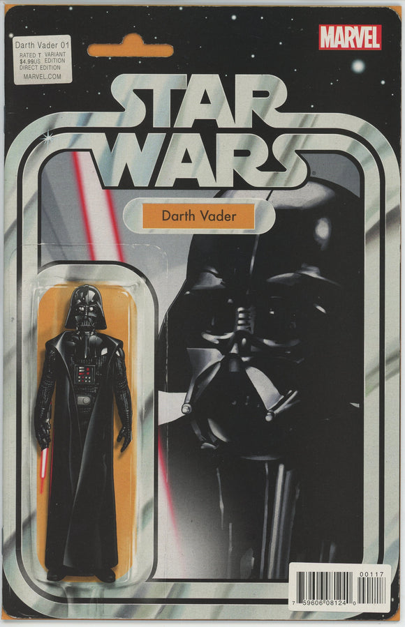 Star Wars Darth Vader #1 (2015) - 9.4 NM *Action Figure Variant*