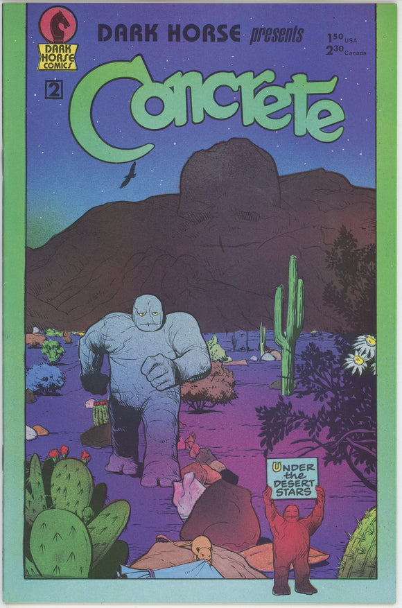 Concrete #2 (1987) - 9.0 VF/NM *Dark Horse/Under the Stars*