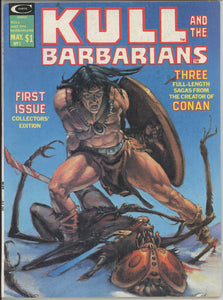 Kull and the Barbarians #1 (1975 Magazine) - 5.5 FN- *A King Comes Riding*