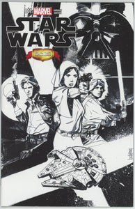 Star Wars #1 (2015) - 9.4 NM *Alex Maleev B&W Variant* DCBS